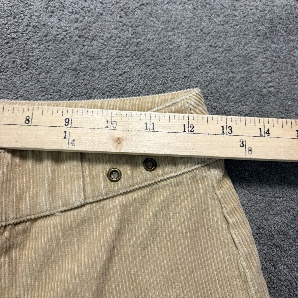 Carolina Girls Pants Girls 10 Tan Blues Corduroy Flare Grommet Y2K Retro Boho